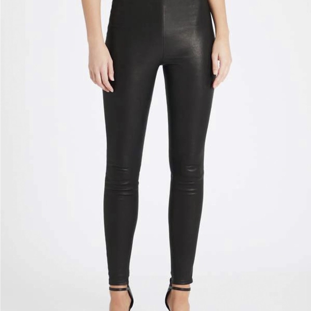 J Brand Lambskin leather leggings, excellent condition XS